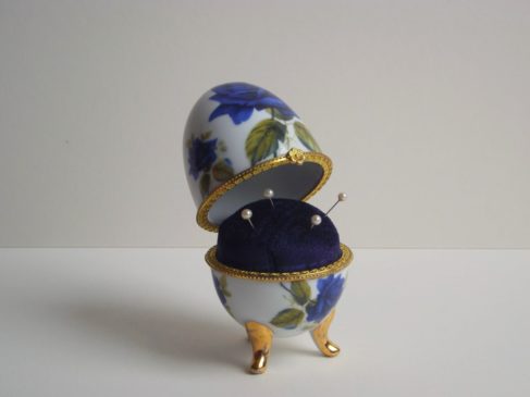 China egg pin cushion