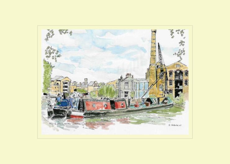 Ara & Archimedes winding at Islington Print