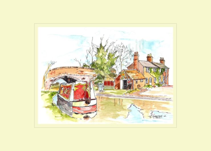 Ashby Boat Co Print