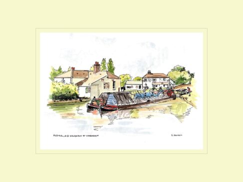 Australia & Kangaroo at Marsworth Print