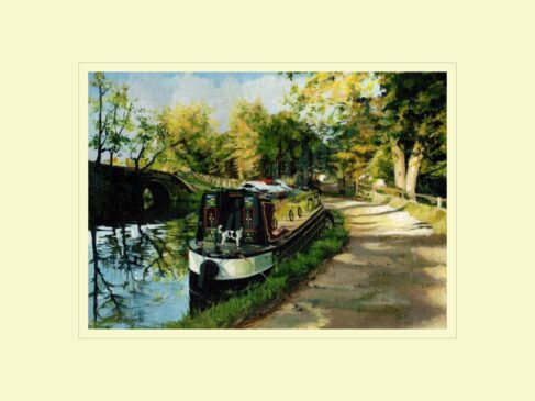 Bottom of Marple Locks Print