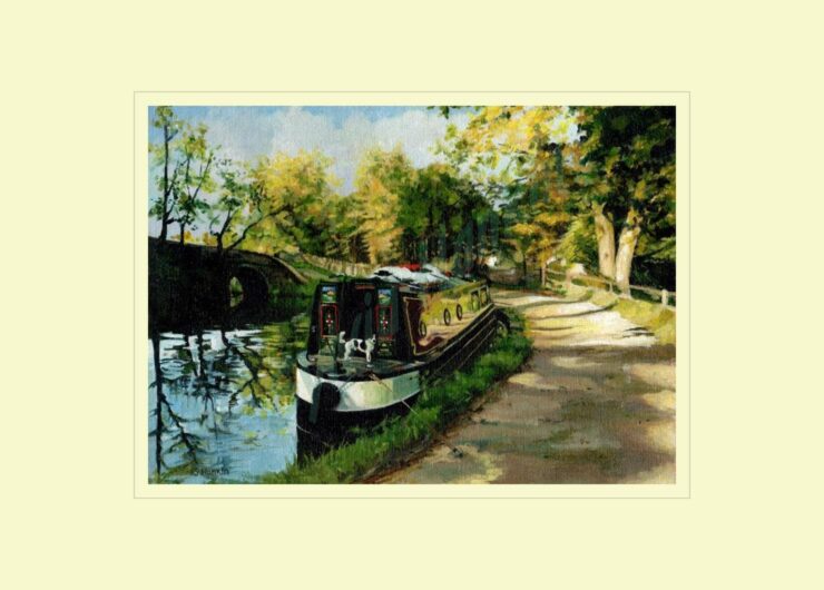 Bottom of Marple Locks Print