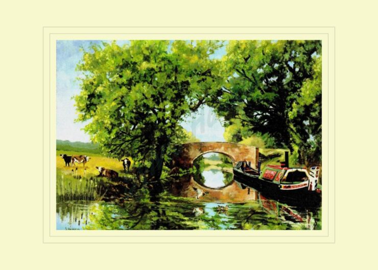 Gosport on the Trent & Mersey Canal Print