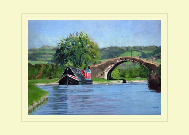 Hadar on the Grand Union Canal Print