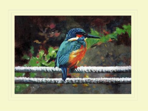 Kingfisher at Braunston Print