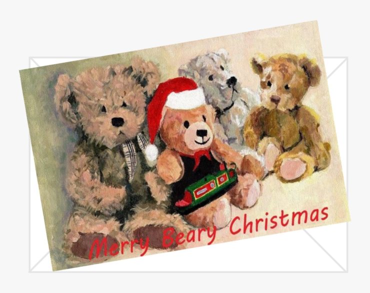Merry Beary Xmas Cards