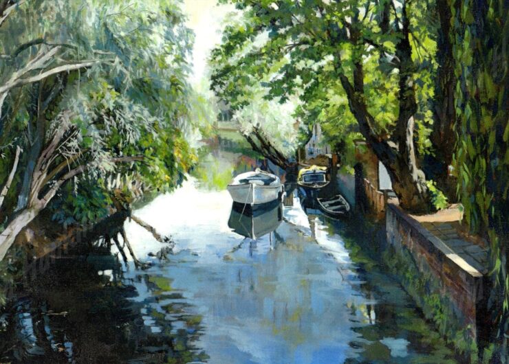 Lifeboat on the River Stour