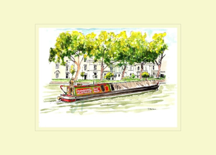 Owl at Little Venice London Print