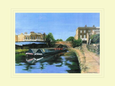 Regents Canal Islington Print