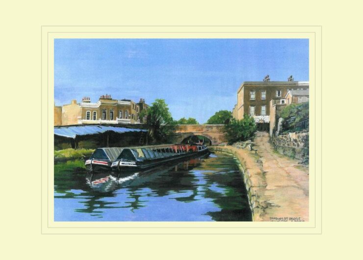 Regents Canal Islington Print