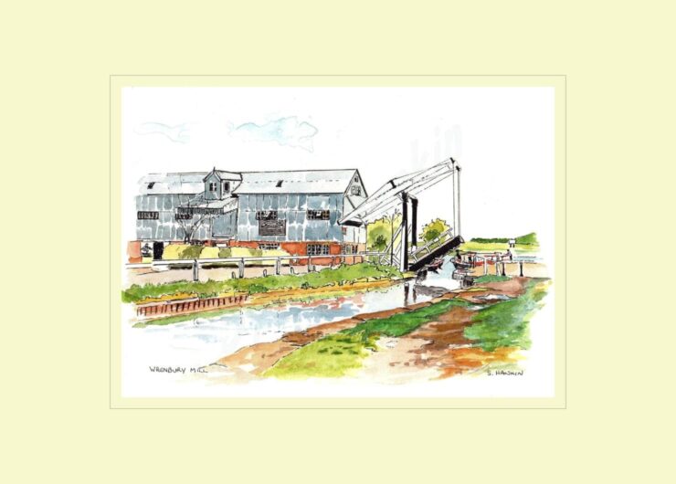 Wrenbury Open Bridge Print