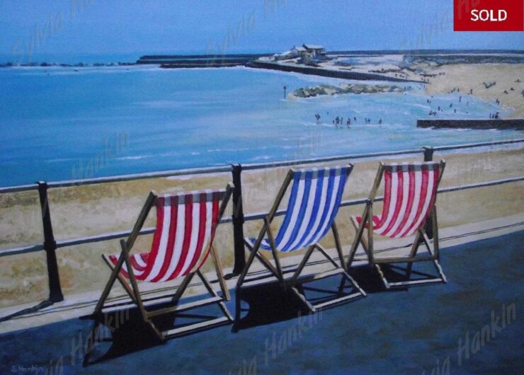 Deckchairs on the promenade