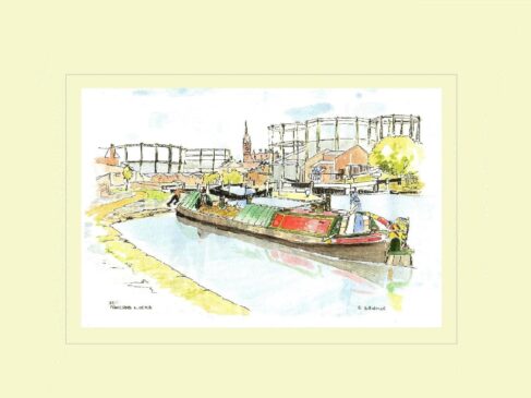 St. Pancras Locks London Print