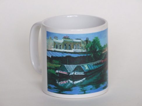 White china mug