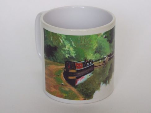 White china mug