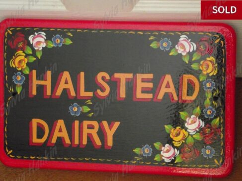 Halstead Dairy Sign