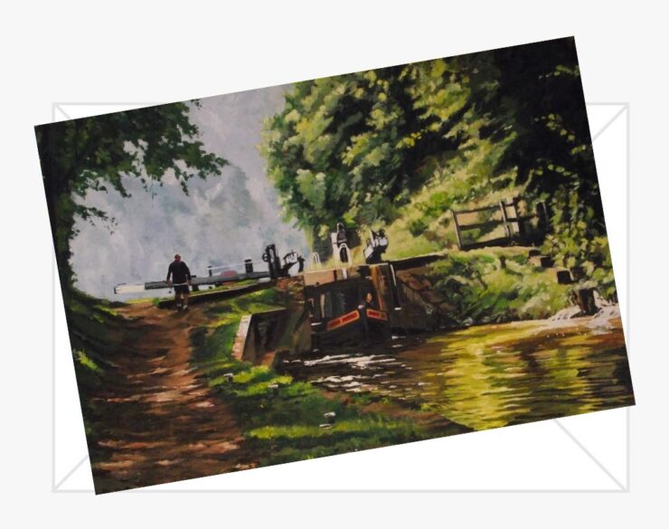 Audlem Flight Lock 14 Cards
