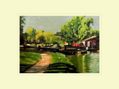 Hillmorton Bottom Locks Print