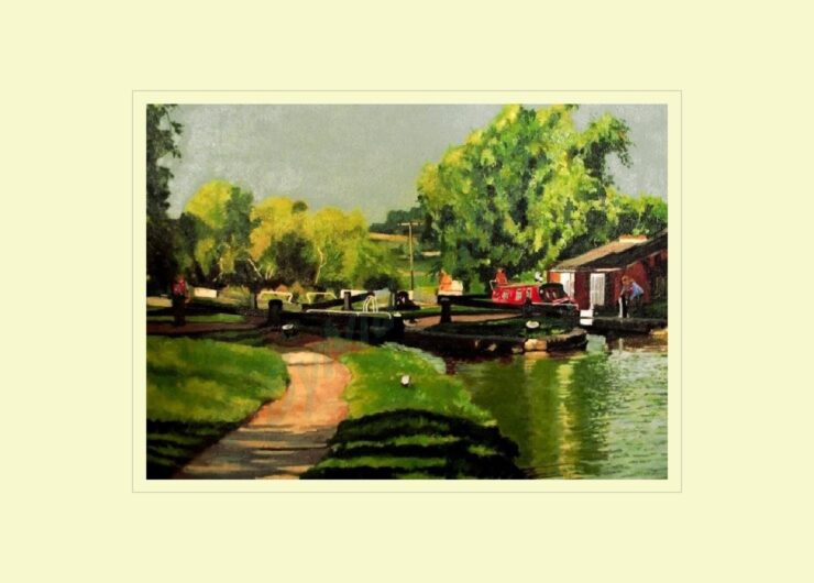 Hillmorton Bottom Locks Print