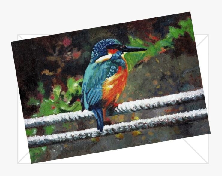 Kingfisher At Braunston Cards