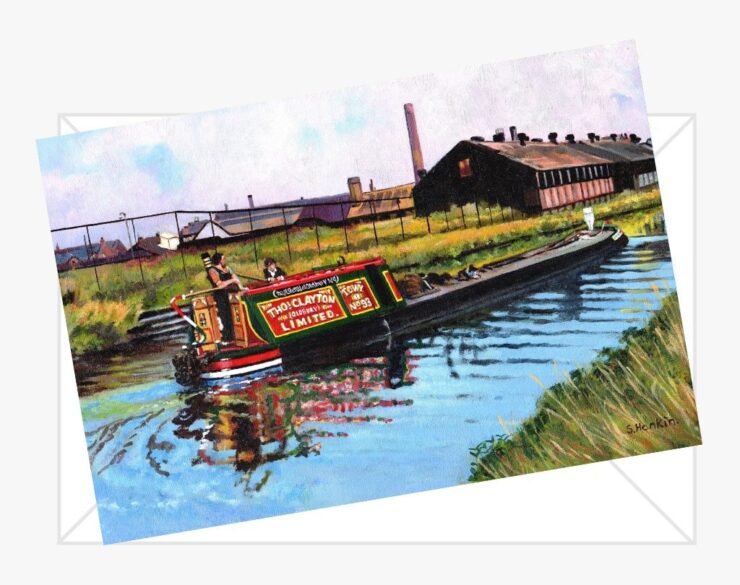 Work Boat Towy Cards
