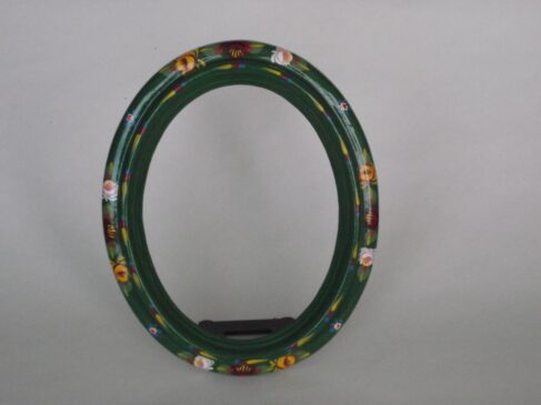 Green Oval Picture Frame