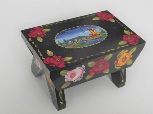 Black Miniature Wooden Table (2031)
