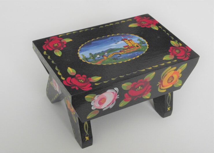 Black Miniature Wooden Table (2031)