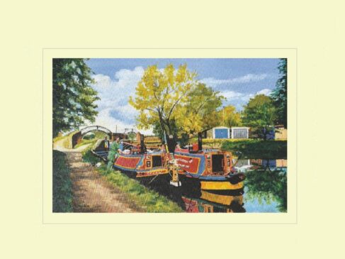 Cedar & Mountbatten At Braunston Turn Print