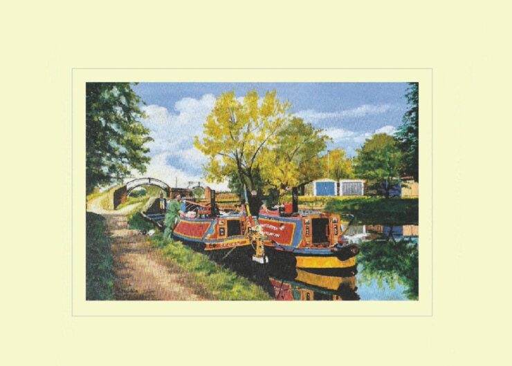 Cedar & Mountbatten At Braunston Turn Print